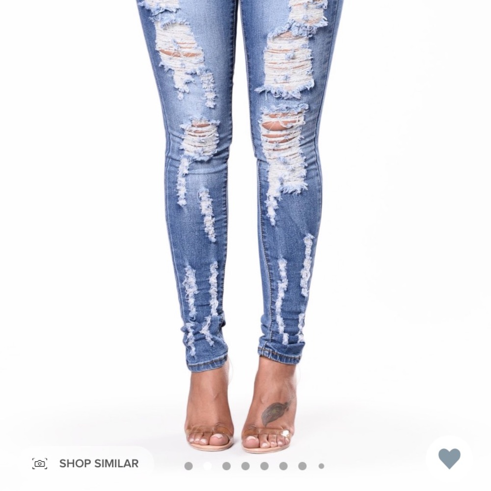 Fashion Nova Ripped Jeans